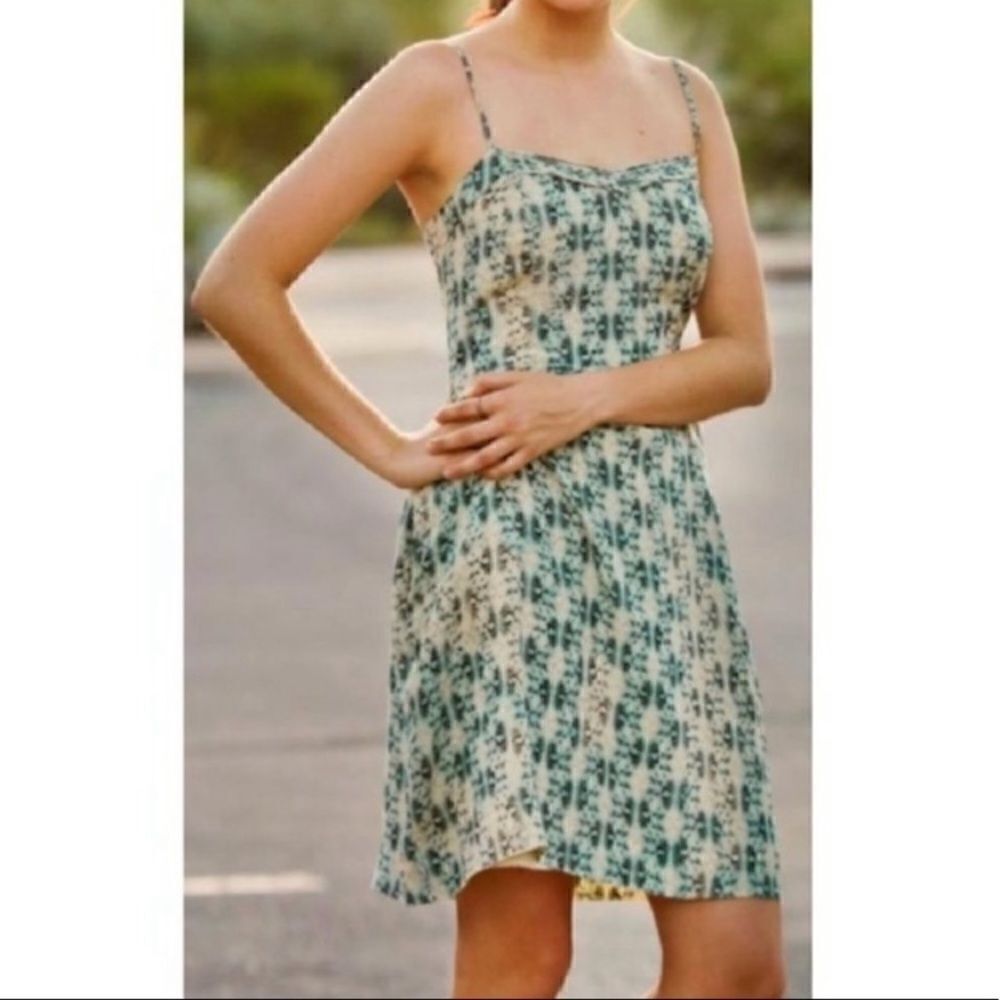 Moulinette Soeurs Anthropologie 100% Silk Sangrette Dress size 2